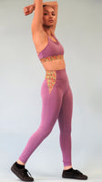 Ohemaa Kente Yoga Set (Purple)