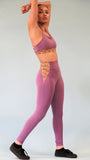 Ohemaa Kente Yoga Set (Purple)