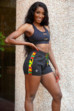 Ohemaa Kente Print Shorts